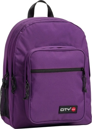 Lyc Sac City Purple Line Σχολική Τσάντα Πλάτης Γυμνασίου - Λυκείου σε Μωβ χρώμα (92635)