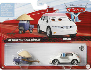 Mattel Σετ Αυτοκινητάκια Disney Cars Master Pitty and Mike Fuse (DXX99/HFH21)