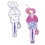 Djeco Ζωγραφίζω 4 Φιγούρες κορτίτσια "Zaho"