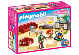 Playmobil Dollhouse Σαλόνι Κουκλόσπιτου 70207