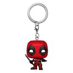 Funko Pocket Pop! Keychain Marvel: Deadpool & Wolverine - Deadpool Bobble-Head