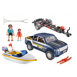 Playmobil Family Fun Φορτηγάκι με Τρέιλερ και Ταχύπλοο (70534)