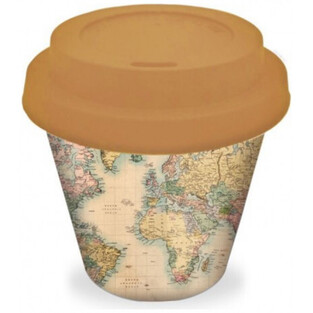 Κούπα Espresso Bamboo Cup i Drink Old Map 90ml ID0121