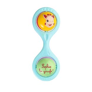 Sophie the Giraffe καμηλοπάρδαλη Κουδουνίστρα με 2 μπαλίτσες