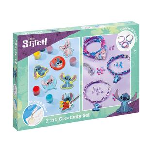 Totum: Disney Stitch - 2 In 1 Creativity Set - Charm Bracelets