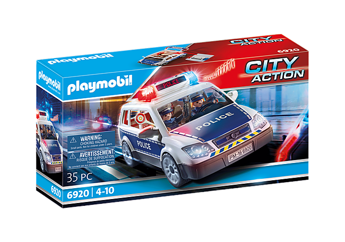 Playmobil CityAction Περιπολικό Όχημα Με Φάρο Και Σειρήνα 6920
