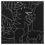 Stephen Joseph Χειροτεχνία Scratch Kit Art, Dino