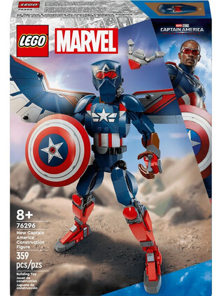Lego Marvel New Captain America Construction Figure (76296)