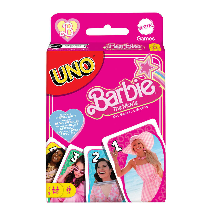 Uno - Barbie για 2-10 Παίκτες 7+ Ετών (EN) Mattel