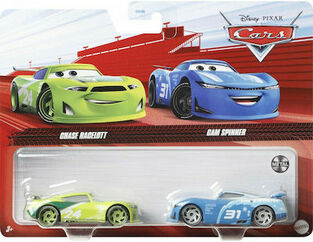 Mattel Σετ Αυτοκινητάκια Disney Cars Chase Racelott & Cam Spinner (DXX99/HFB85)