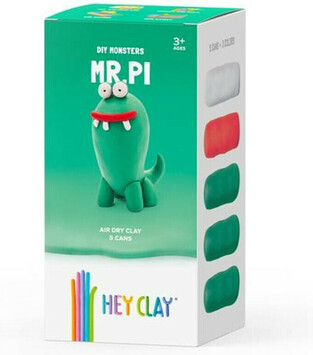 Hey Clay Claymates Monsters Mr. Pi Πολύχρωμος Πηλός (MMN003)