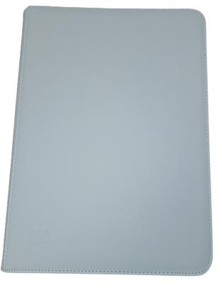 Card Binder Zippered Premium 9-Pkt White