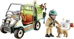 Playmobil Κτηνίατρος με όχημα Ζωολογικού Κήπου
