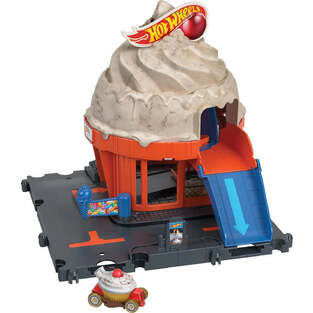 Mattel Πίστα Hot Wheels Downtown Ice Cream Swirl