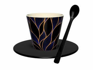 i Drink Κούπα R-Pet Cup + Spoon 90ml Leaf (ID5224)