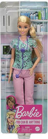Mattel Κούκλα Barbie Νοσοκόμα 30εκ. (GTW39)
