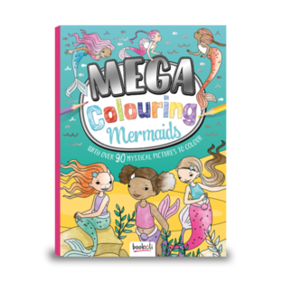 Bookoli Mega Colouring Mermaids Μπλοκ Χρωματισμού (MEG-2)