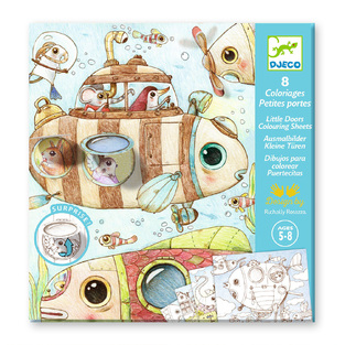 Djeco Ζωγραφίζω και ανακαλύπτω την εικόνα "Βυθός"