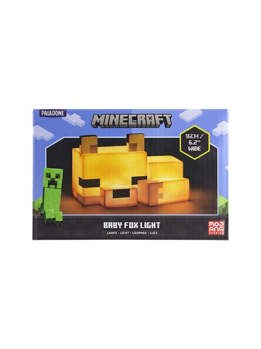 Paladone Minecraft Διακοσμητικό Φωτιστικό Fox Πορτοκαλί (PP9417MCF)