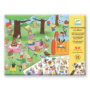 Djeco χαλκομανίες "Ώρα για πάρτι"