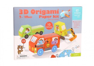 Tooky Toy Origami Σετ 3D Οχήματα (LT030)