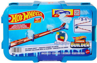 Mattel Πίστα Hot Wheels Track Builder Ice Crash