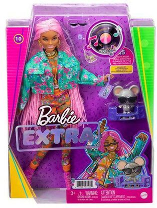 Mattel Barbie Extra-Pink Braids GXF09