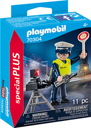 Playmobil Special Plus Τροχονόμος με Ραντάρ Ελέγχου Ταχύτητας (70305)
