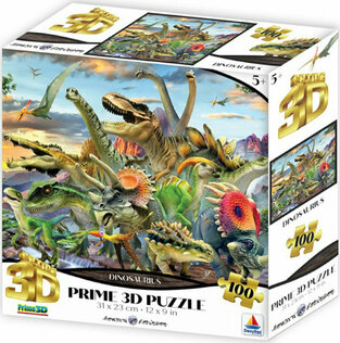 Prime3D Παιδικό Puzzle Δεινόσαυροι 100pcs