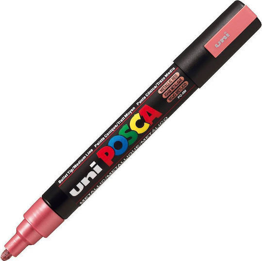 Posca Μαρκαδόρος Ανεξίτηλος PC-5M 2.5mm Metallic Red