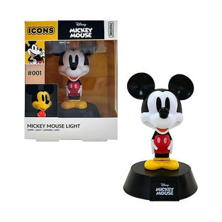 Paladone Διακοσμητικό Φωτιστικό Mickey Mouse Μαύρο 11x10x8εκ.