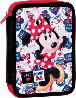 Minnie Love Κασετίνα Γεμάτη Πολύχρωμη Gim