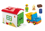 Playmobil 1.2.3. Φορτηγό Με Γκαράζ 70184