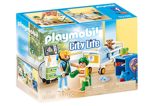 Playmobil CityLife Παιδικό Δωμάτιο Νοσηλείας 70192
