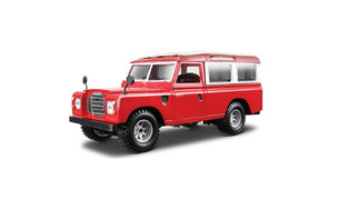 Bburago 1/24 Land Rover Κόκκινο Με Άσπρα