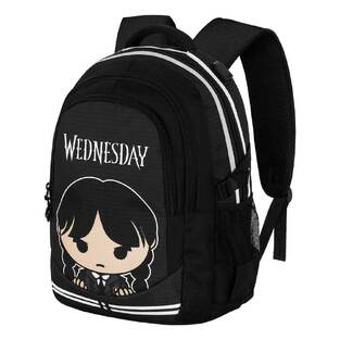 Wednesday Cute Running Σχολική Τσάντα Πλάτης Δημοτικού Μαύρη