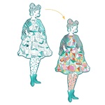 Djeco Ζωγραφίζω 4 Φιγούρες κορίτσια "Rebekka"