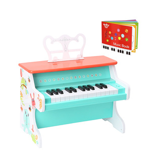 Tooky Toy Ξύλινο Πιάνο με Βιβλίο TF573