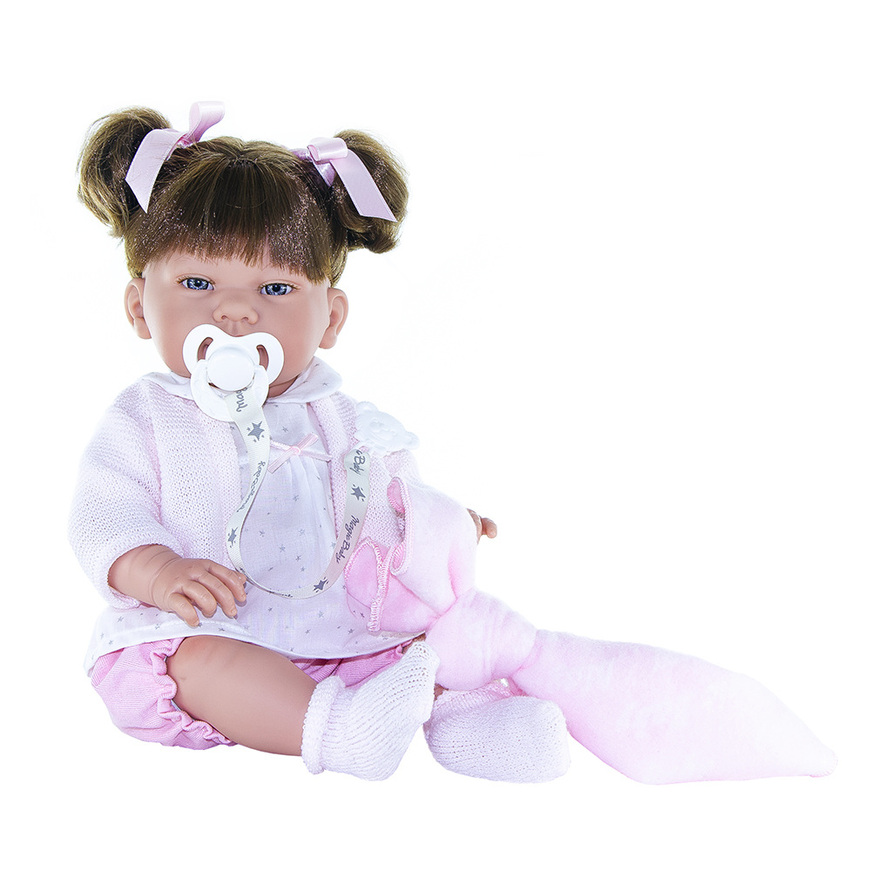 Magic baby κούκλα Marina με καστανά μαλλιά (MB46065)