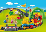 Playmobil Σετ Τρένου 1.2.3 Με Ζωάκια Και Επιβάτες 70179