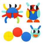 Tooky Toys Ξύλινο Παιδικό Puzzle Σχήματα 55pcs (TF585)