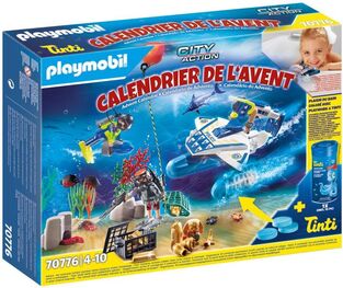 Playmobil Χριστουγεννιάτικο Ημερολόγιο ''Υποβρύχια Αποστολή Αστυνομίας'' (70776)