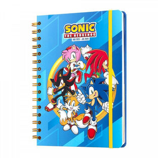 Ακαδημαϊκό Ημερολόγιο Σπιράλ με Σκληρό Εξώφυλλο 2025/2026 Εβδομαδιαίο 12μηνο 15X21εκ SONIC THE HEDGEHOG