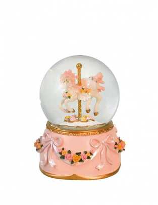 Χιονόμπαλα Μονόκερος Ροζ