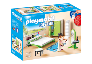 Playmobil CityLife Μοντέρνο Υπνοδωμάτιο 9271