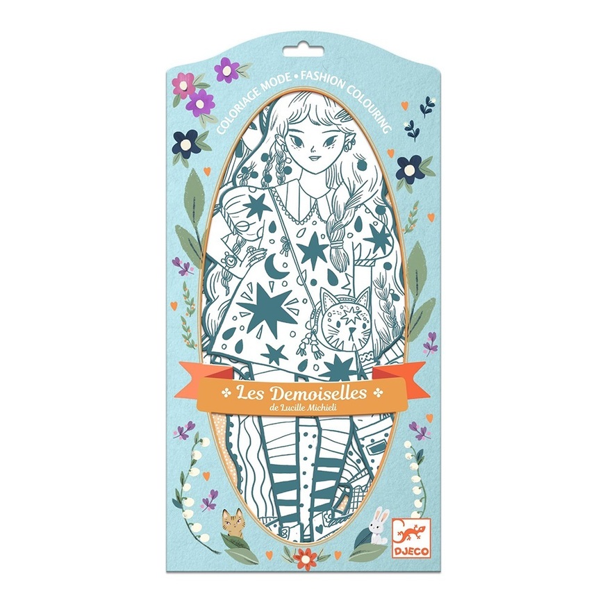 Djeco Ζωγραφίζω 4 Φιγούρες κορτίτσια "Angele"