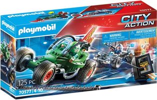 Playmobil City Action Αστυνομική Καταδίωξη Go-Kart (70577)
