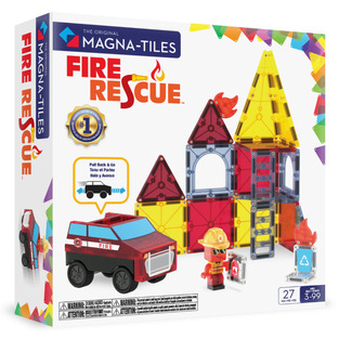 Magna-Tiles Μαγνητικό Παιχνίδι 27 κομματιών Fire Rescue