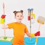 Tooky Toy Ξύλινο Παιδικό Σετ Καθαρισμού (TF436)