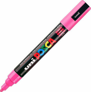 Posca Μαρκαδόρος Ανεξίτηλος PC-5M 2.5mm Ροζ